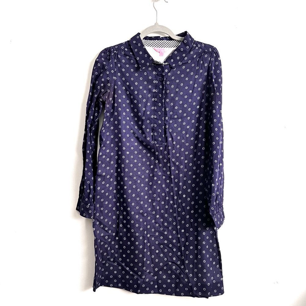 Lilly Pulitzer Davie Button Print Shirt Dress